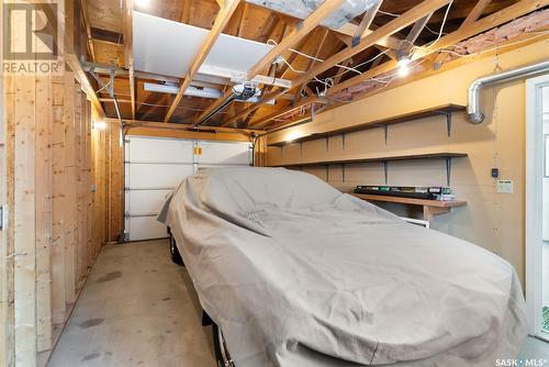 801 Robison Street, Indian Head, SK - Indoor Photo Showing Garage