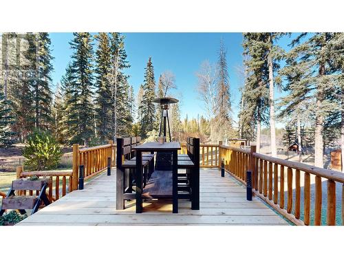 7026 Holmes Road, 100 Mile House, BC - Outdoor With Deck Patio Veranda