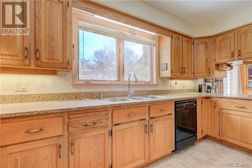 135 Sutton Street, Fredericton, NB - Indoor Photo Showing Kitchen With Double Sink