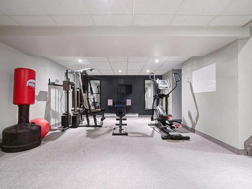 Exercise room - 8295 Rue Santiago, Brossard, QC - Indoor Photo Showing Gym Room