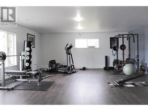 14185 Lawrence Road, Prince George, BC - Indoor Photo Showing Gym Room