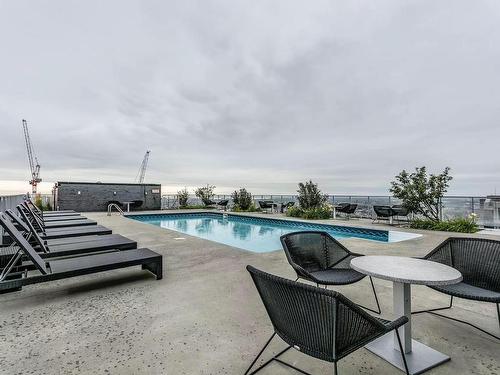 Pool - 463-1414 Rue Chomedey, Montréal (Ville-Marie), QC - Outdoor With In Ground Pool With Deck Patio Veranda