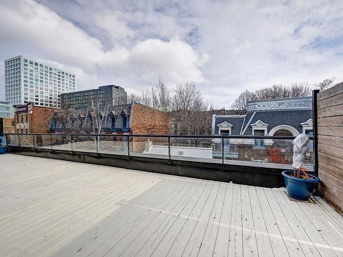 Patio - 504-455 Rue St-Louis, Montréal (Ville-Marie), QC - Outdoor With Deck Patio Veranda