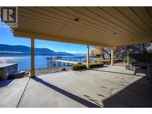 7448 Old Stamp Mill Road, Vernon, BC - Outdoor With Body Of Water With Deck Patio Veranda With Exterior