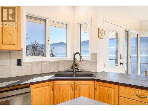 7448 Old Stamp Mill Road, Vernon, BC - Indoor Photo Showing Kitchen With Double Sink