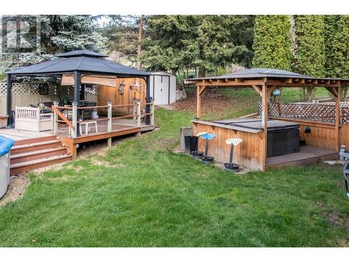 6655 Cosens Bay Road, Coldstream, BC - Outdoor With Deck Patio Veranda With Backyard