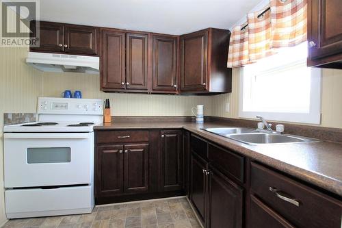 32 Brigus Road, Whitbourne, NL - Indoor Photo Showing Kitchen With Double Sink