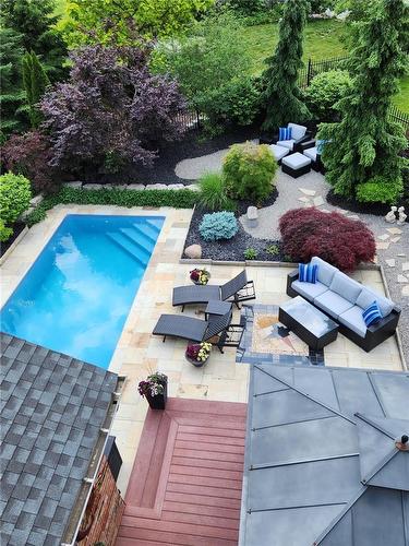 76 Tremaine Drive, Kitchener, ON - Outdoor With In Ground Pool With Deck Patio Veranda