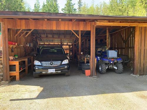 296 Trinity Valley Road, Lumby, BC - Indoor Photo Showing Garage
