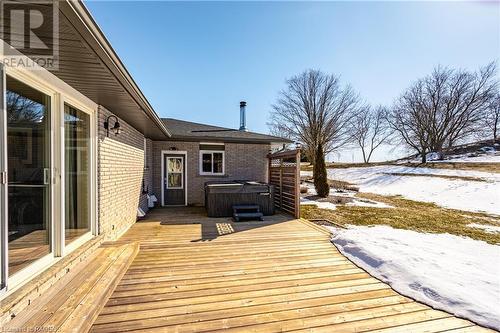 150 Mcfarlin Drive, Mount Forest, ON - Outdoor With Deck Patio Veranda