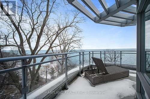 #603 -3500 Lakeshore Rd W, Oakville, ON - Outdoor With Body Of Water With Balcony With View With Exterior