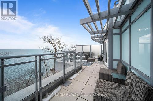 #603 -3500 Lakeshore Rd W, Oakville, ON - Outdoor With Body Of Water With Balcony With Exterior