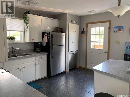 104 1St Street E, Weirdale, SK - Indoor Photo Showing Kitchen With Double Sink