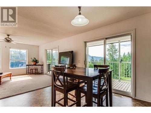 31 Violet Road, Grindrod, BC - Indoor Photo Showing Dining Room