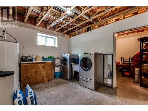 31 Violet Road, Grindrod, BC - Indoor Photo Showing Laundry Room