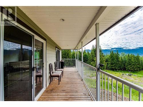 31 Violet Road, Grindrod, BC - Outdoor With Deck Patio Veranda With Exterior