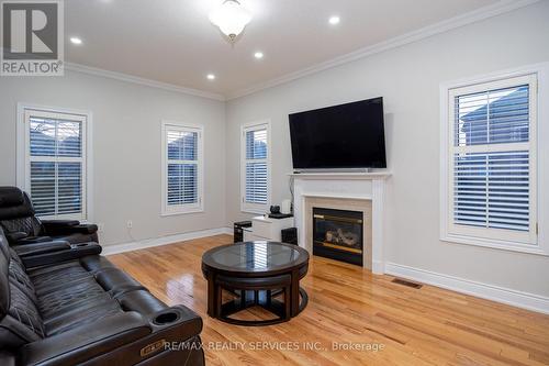 23 Brentcliff Drive, Brampton, ON - Indoor Photo Showing Living Room With Fireplace