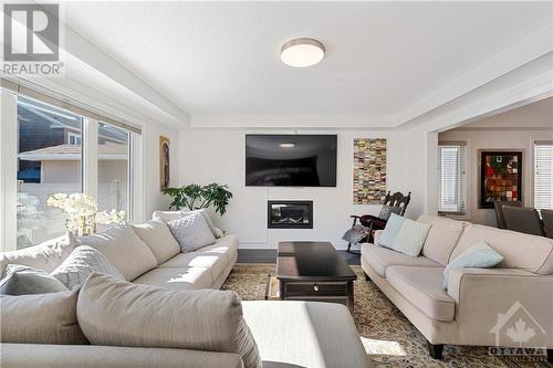 543 Arum Terrace, Ottawa, ON - Indoor Photo Showing Living Room With Fireplace