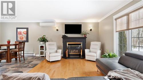 90 Comeau, Saint-Louis-De-Kent, NB - Indoor Photo Showing Living Room With Fireplace