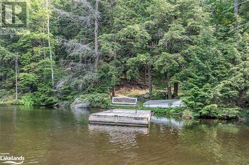 Second dock behind cottage - 224 Island 360, Port Severn, ON - Outdoor With Body Of Water
