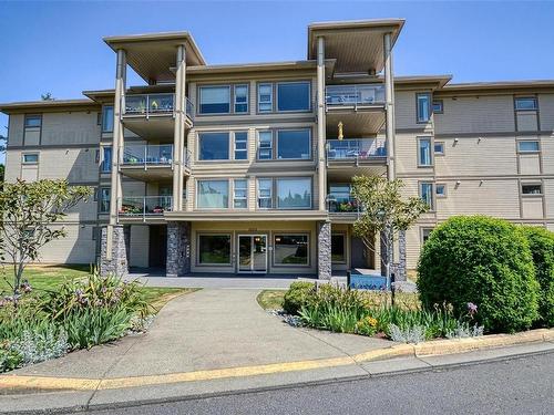 306-3223 Selleck Way, Colwood, BC - Outdoor With Balcony With Facade