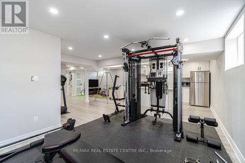 34 Hamilton Court, Caledon, ON - Indoor Photo Showing Gym Room