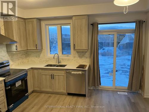 #127 -461 Blackburn Dr, Brantford, ON - Indoor Photo Showing Kitchen With Stainless Steel Kitchen With Double Sink