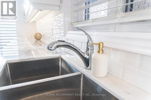 20 Deerfield Lane, Hamilton, ON - Indoor Photo Showing Kitchen With Double Sink