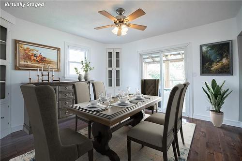 Virtually Staged Photo - 521 South Pelham Road, Dacre, ON - Indoor Photo Showing Dining Room