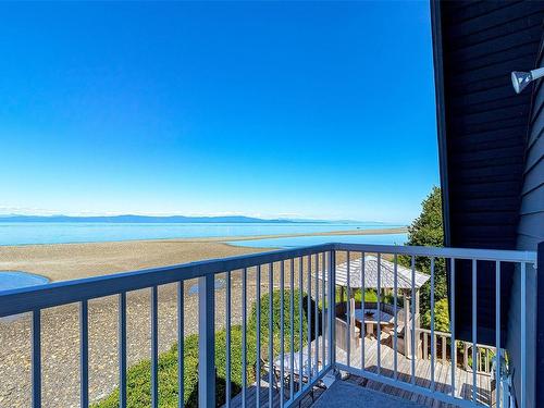 5945 Island Hwy West, Qualicum Beach, BC - Outdoor With Body Of Water With Balcony With View