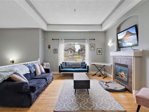 2282 Church Hill Dr, Sooke, BC - Indoor Photo Showing Living Room With Fireplace