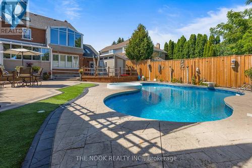 9 Hanover Crt, Whitby, ON - Outdoor With In Ground Pool With Deck Patio Veranda