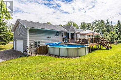 6333 County 121 Rd, Minden Hills, ON - Outdoor With Above Ground Pool With Deck Patio Veranda With Exterior