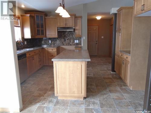 6 Deer Ridge Estates, North Grove, SK - Indoor Photo Showing Kitchen With Double Sink