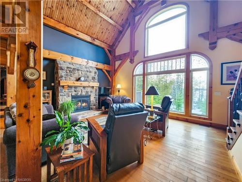 78 Lakewood Country Lane, Northern Bruce Peninsula, ON - Indoor With Fireplace