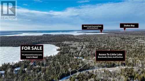 78 Lakewood Country Lane, Northern Bruce Peninsula, ON - Outdoor With Body Of Water With View