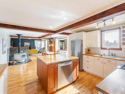 IntÃ©rieur - 635 Ch. Duclos, Saint-Denis-De-Brompton, QC - Indoor Photo Showing Kitchen With Double Sink