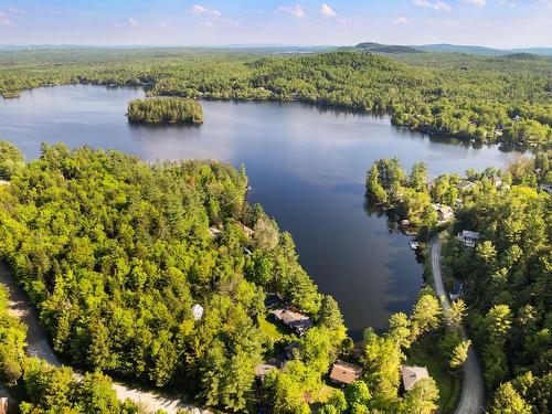 Photo aÃ©rienne - 635 Ch. Duclos, Saint-Denis-De-Brompton, QC - Outdoor With Body Of Water With View