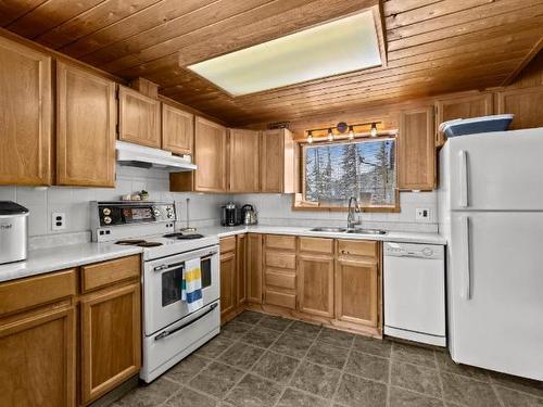 9223-9227 Knouff Lake Rd, Kamloops, BC - Indoor Photo Showing Kitchen With Double Sink