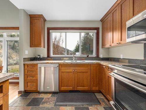 1315 Old Bridge Road, Lillooet, BC - Indoor Photo Showing Kitchen With Double Sink