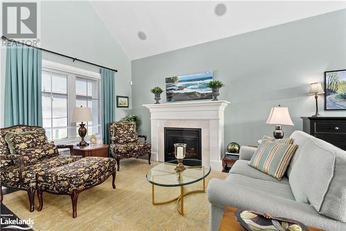 59 King Street E Unit# 20, Thornbury, ON - Indoor Photo Showing Living Room With Fireplace