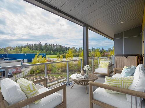 404-10660 Mcdonald Park Rd, North Saanich, BC - Outdoor With Balcony With View With Exterior