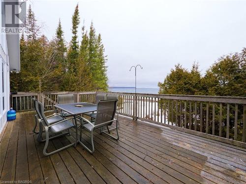 325 Rush Cove Road, Northern Bruce Peninsula, ON - Outdoor With Deck Patio Veranda With Exterior