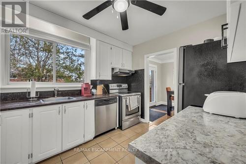 39 Bland Avenue, Hamilton, ON - Indoor Photo Showing Kitchen With Double Sink