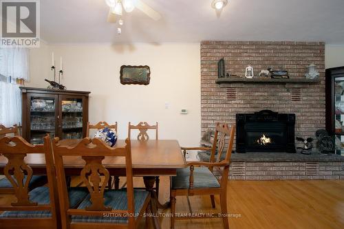 80411 Base Line Rd, Goderich, ON - Indoor Photo Showing Dining Room With Fireplace