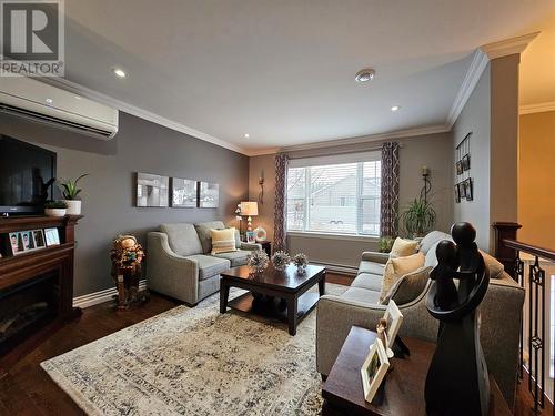 17 Sunset Boulevard, Massey Drive, NL - Indoor Photo Showing Living Room With Fireplace