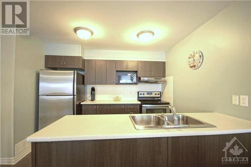 685 Sue Holloway Drive Unit#C, Ottawa, ON - Indoor Photo Showing Kitchen With Double Sink