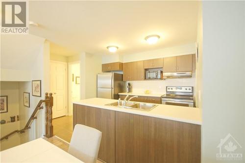 685 Sue Holloway Drive Unit#C, Ottawa, ON - Indoor Photo Showing Kitchen With Double Sink