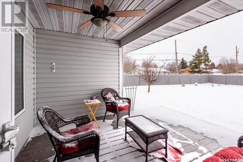 302 Okanese Avenue N, Fort Qu'Appelle, SK - Outdoor With Deck Patio Veranda With Exterior