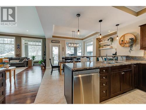 2217 Sunview Drive, West Kelowna, BC - Indoor Photo Showing Kitchen With Double Sink